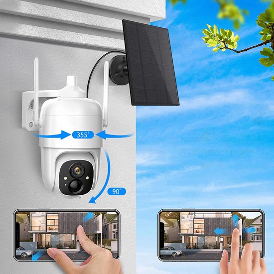 Vicohome CQ1 - Buiten Camera - Zonnepaneel - Accu camera - Gratis Cloud - Uniek - wifi camera - beveiligingscamera - 3 jaar garantie - eufy — afbeelding 5