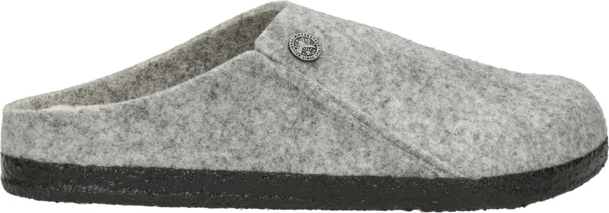 Birkenstock Zermatt narrow Filz Shearling Cozy Home Dames Pantoffels Light Grijs