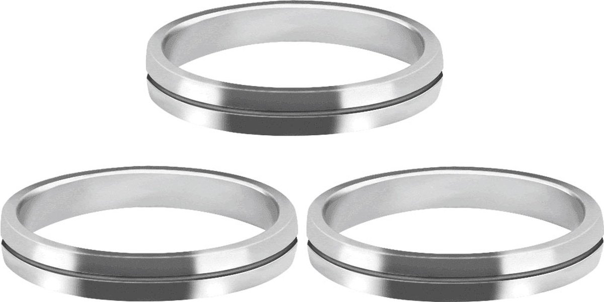 Mission Aluminium S-Lock Ring - Zilver