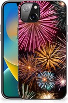 Smartphone Hoesje iPhone 14 Plus Smartphonehoesje met Zwarte rand Vuurwerk