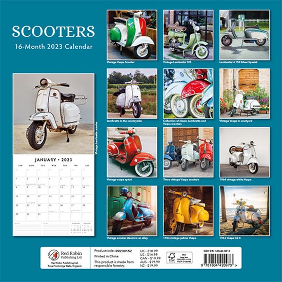 Scooters Kalender 2023