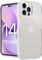 ShieldCase geschikt voor Apple iPhone 14 Pro Max TPU Glitter case - transparant - Hoesje met glitter - Siliconen backcover case - Glitters