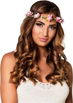 crème en wit kleur. Papier bloem bruiloft zacht roze hoofdband kroon roze tiara's Accessoires Haaraccessoires Kransen & Tiaras 