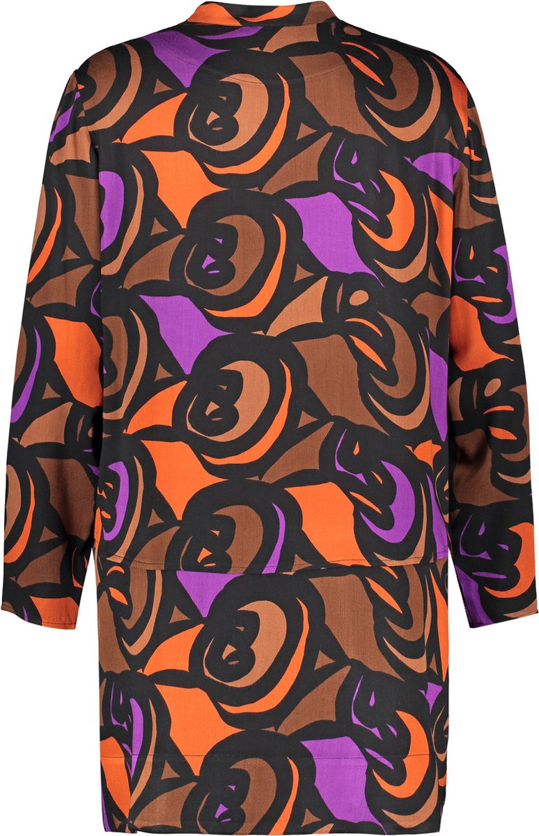 Samoon PLUS SIZE broek met persplooien in geel online kopen | P&C