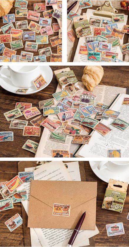 Plakboekstickers, bullet journal-accessoires, doe-het-zelf, dagboek, album, kalender, 1500 stuks/50 vellen