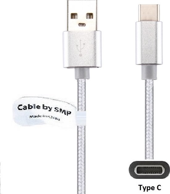Trots salaris Geslaagd USB C kabel 3,0 m lang. Laadkabel / oplaadkabel past op o.a. Universeel USB  C... | bol.com