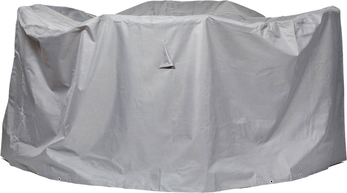 Beschermhoes voor zitgroep rond | Ø 175 x 94 cm | polyesterweefsel van het type Oxford 600D, kleur: grijs.
