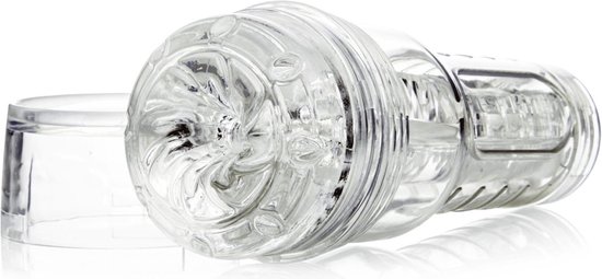 Fleshlight GO Torque - compacte SuperSkin masturbator, seksspeeltje, uiterst realistisch, transparant - Fleshlight