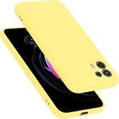 Coque Cadorabo pour Motorola EDGE 20 LITE / FUSION en JAUNE LIQUIDE - Coque de protection en silicone TPU souple