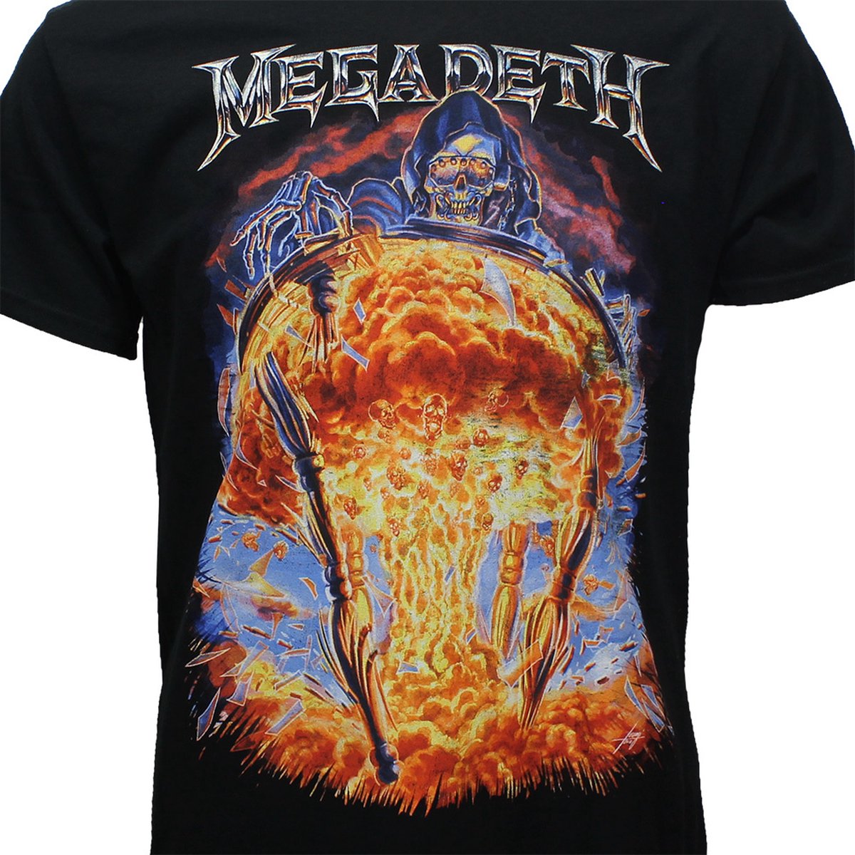 Megadeth T Shirt Peace Sells Track List Band Logo Officiel