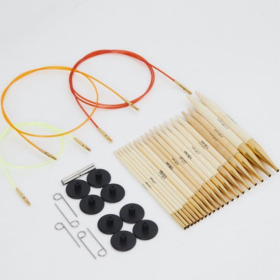 KnitPro Bamboo verwisselbare naaldenset deluxe