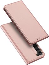 Dux Ducis - Geschikt voor Samsung Galaxy S23 Plus / S23+ - Slim bookcase hoesje - Rose Goud