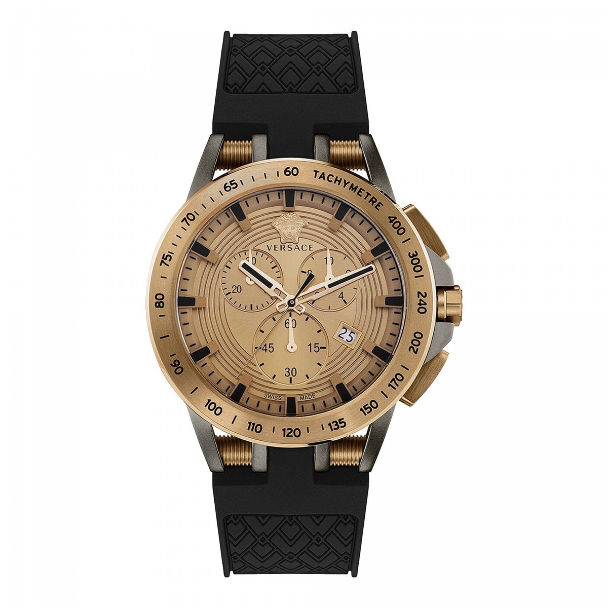 Versace VE3E00421 horloge mannen - Roestvrij Staal - bronzen