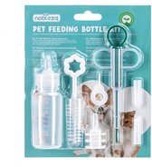 Nobleza B7O - Zuigflesje Voedingsset - Drinkfles - Voedingsflesjes - Voor puppies en kittens - Sets met speentjes en schoonmaakborsteltjes