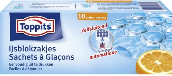 Toppits IJsblokzakjes 10 stuks