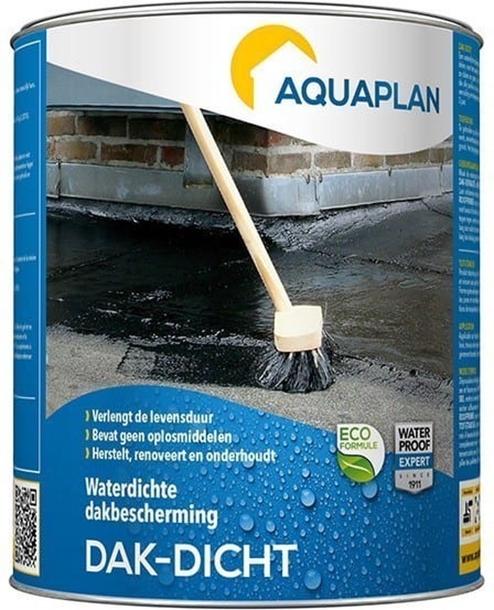 Aquaplan Dak-Dicht - halfvloeibare renovatiecoating - eco - 1 kg