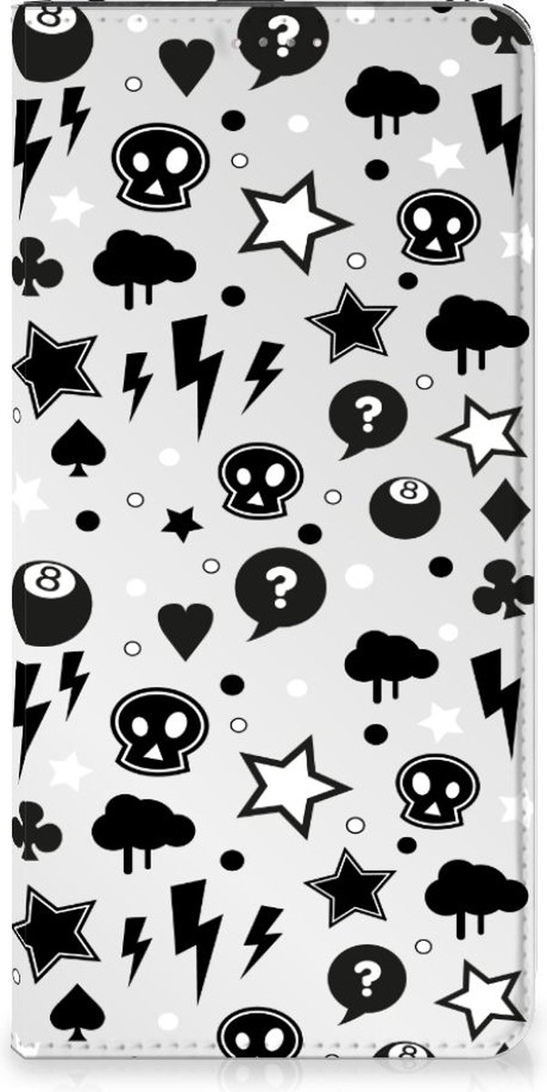 Mobiel BookCase Samsung Galaxy A14 5G Silver Punk