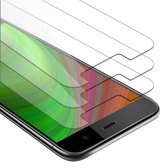 Cadorabo 3x Screenprotector geschikt voor HTC U PLAY - Beschermende Pantser Film in KRISTALHELDER - Getemperd (Tempered) Display beschermend glas in 9H hardheid met 3D Touch