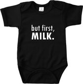 But first, Milk. - Maat 80 - Romper zwart