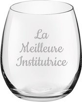 Drinkglas gegraveerd - 39cl - La Meilleure Institutrice