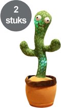 Dansende cactus – TikTok – Interactief speelgoed – Pluche knuffels – Praten – Zingen – Dansen – Baby – 120 liedjes – Recorder