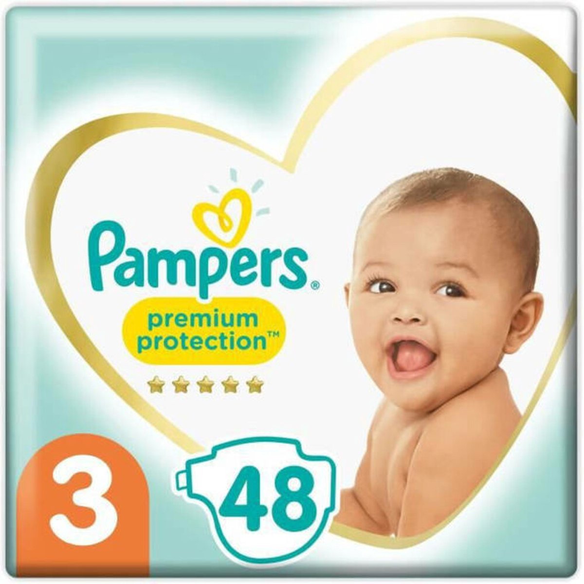 Pampers Premium Protection Luiers - Maat 3 (6-10 kg) - 2 x 48 = 96 stuks - Voordeelverpakking
