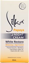 Crème de nuit à la papaye Silka 30 ml