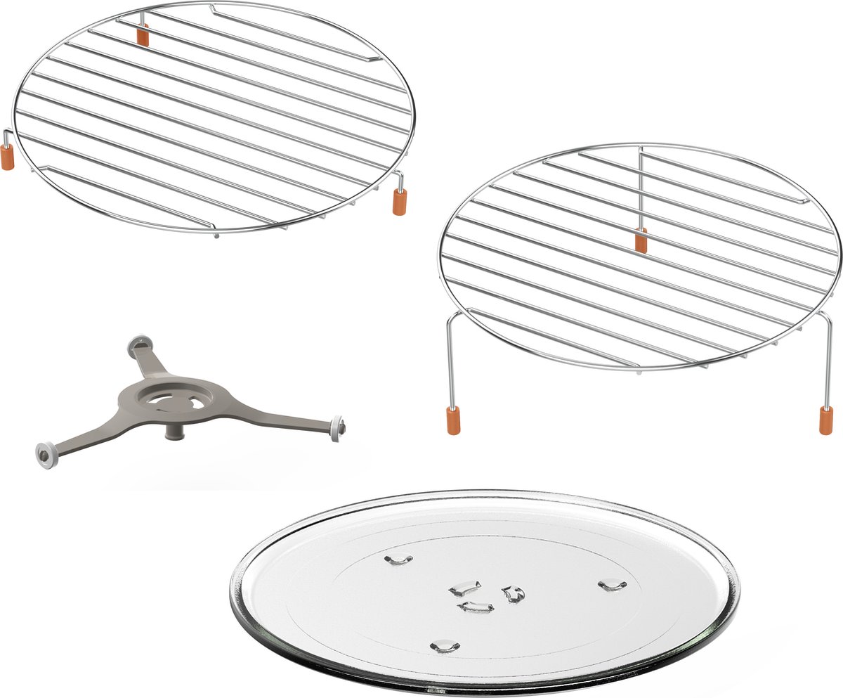 Inventum MN237CB Combimagnetron - 23L - 900W - Hetelucht- en grillfunctie - 10 kookprogramma's - 4 combistanden - Ontdooifunctie - Kinderslot - Zwart — afbeelding 4