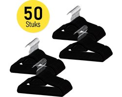 LG Life’s Green® - Fluwelen kleerhangers - 50 stuks - Kledinghangers - Anti-slip - Velvet