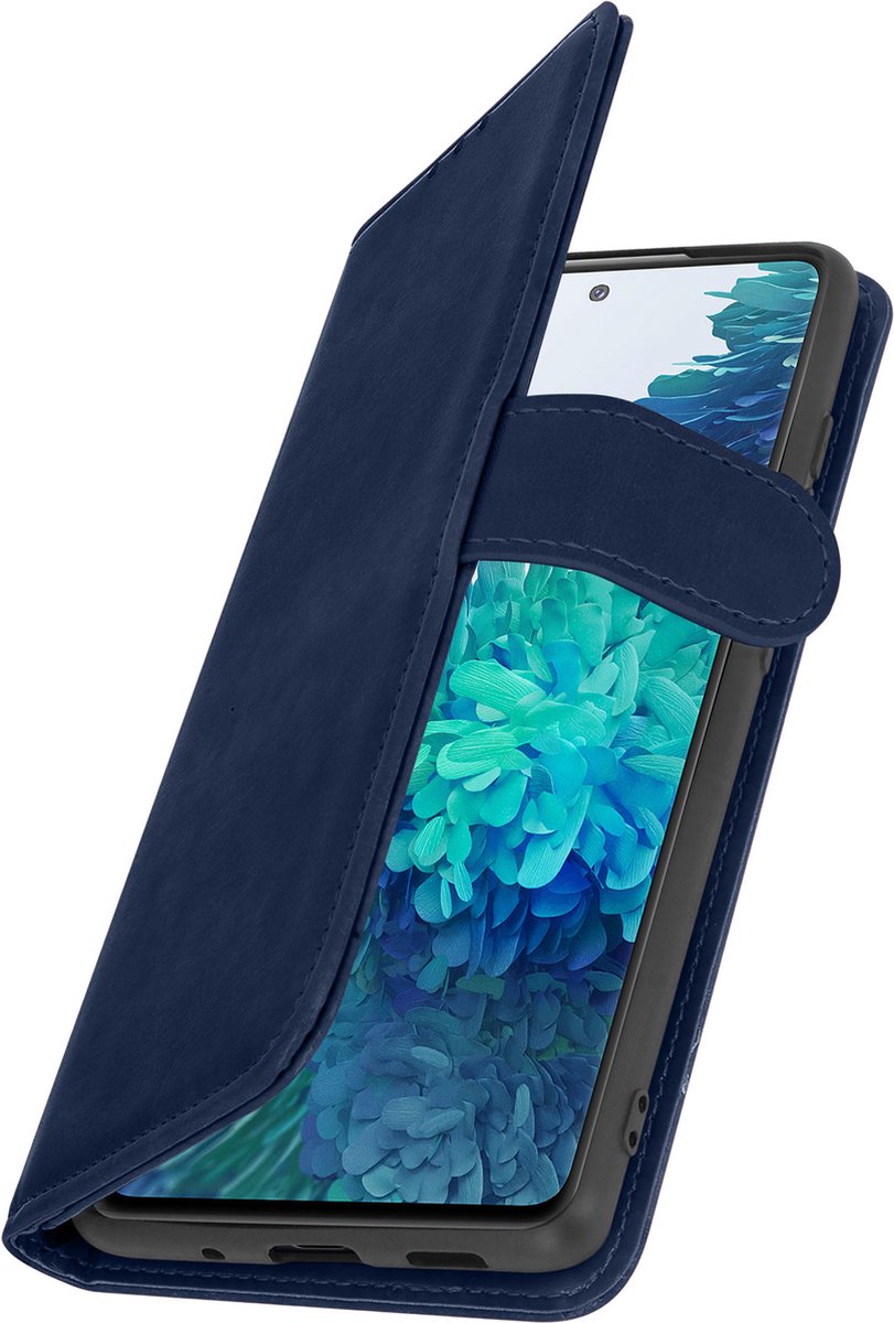 Geschikt voor Samsung Galaxy S20 FE Wallet Case Kaarthouder blauw