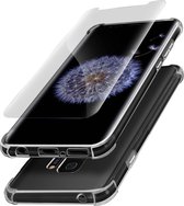 Pack Protection Geschikt voor Samsung Galaxy S9 hoesje + transparant gehard glas