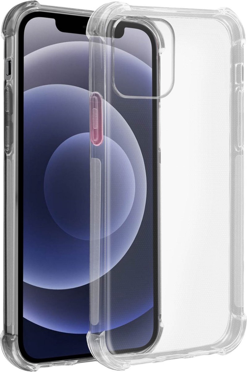 Geschikt voor Apple iPhone 12/12 Pro Siliconengel Hoesje Versterkte Hoeken Transparant
