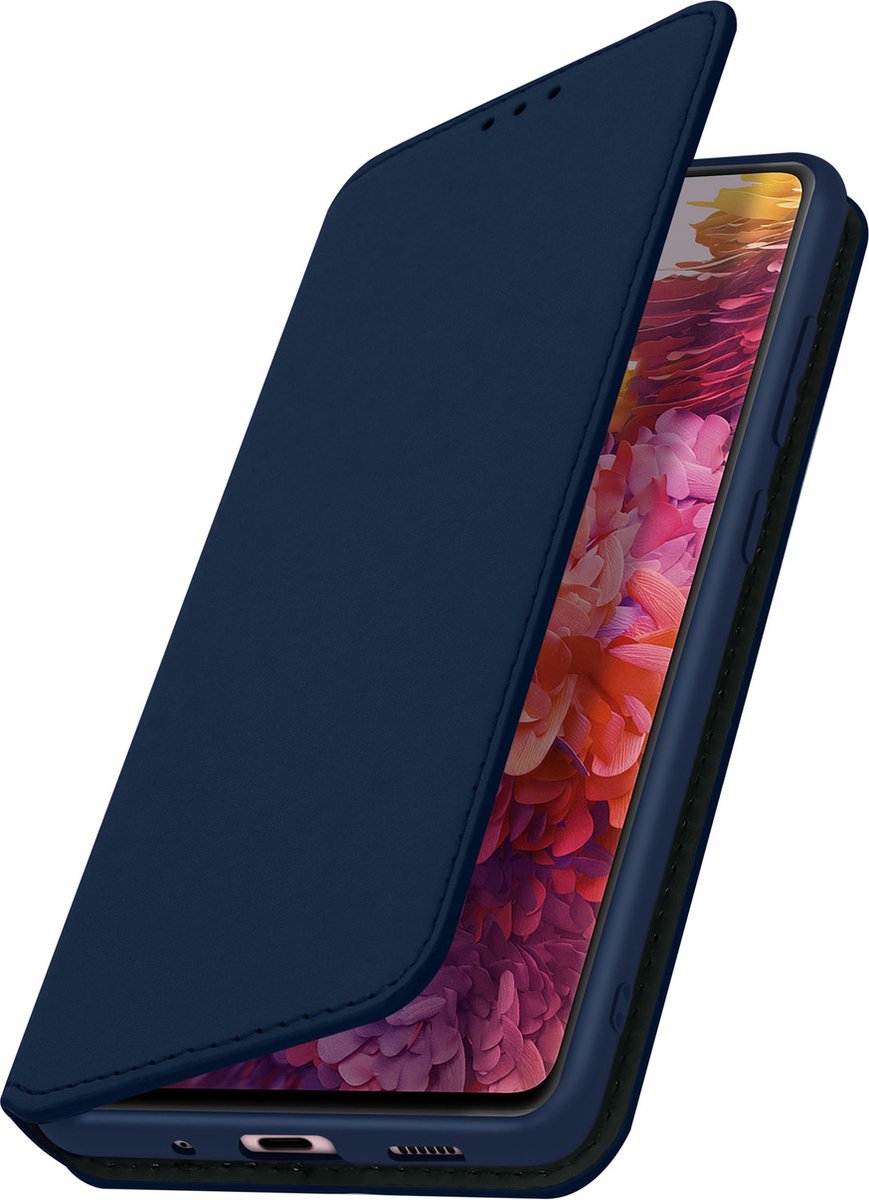 Avizar Housse pour Geschikt voor Samsung Galaxy S20 FE Folio Portefeuille Fonction Support, Blauw