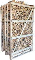 Haardhout berken grote pallet | 700 kilogram | ovengedroogd brandhout voor open haard of hout kachel