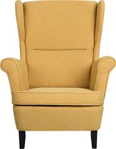 ABSON - Fauteuil - Geel - Polyester