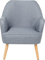 LOKEN - Fauteuil - Grijs - Polyester