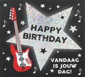 Depesche - Pop up muziekkaart met licht en de tekst "Happy Birthday - Vandaag is jouw dag!" - mot. 017