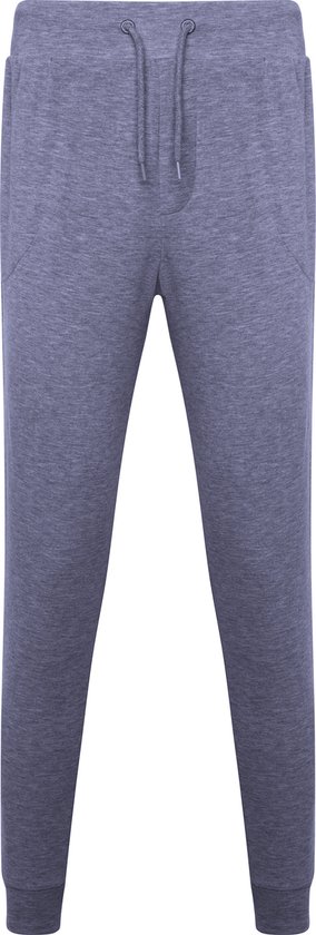 Foto: Heather denim joggingbroek met rechte snit met manchet om enkel model iria merk roly maat xl