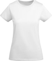 Wit 2 pack dames t-shirts BIO katoen Model Breda merk Roly maat XL