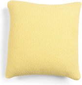 MARC O'POLO Nordic Knit Sierkussen Vierkant Pale Yellow - 50x50 cm