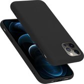 Coque Cadorabo pour Apple iPhone 13 en NOIR LIQUIDE - Coque de protection en silicone TPU souple