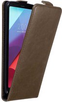 Cadorabo Hoesje geschikt voor LG G6 in KOFFIE BRUIN - Beschermhoes in flip design Case Cover met magnetische sluiting