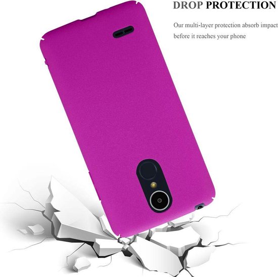 Cadorabo Hoesje voor LG K8 2016 in ZWARTE OXIDE - Beschermhoes in flip-design van