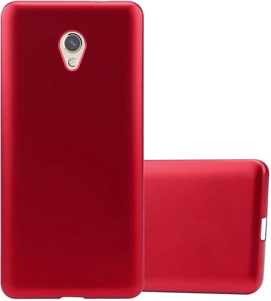 Cadorabo Custodia Per ZTE Blade V7 – Rosso Metallizzato, Silicone TPU Sottile 1,2 Mm, Antiurto E Anti Graffio - 2