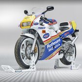Datona® MotoGP Paddock Stand set - BMW - Métal - Aspect robuste - Adaptateurs réglables - Léger - Wit