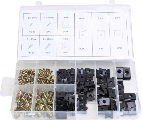 Starrett Square nail driver set, 5-piece consisting of 1 x item number