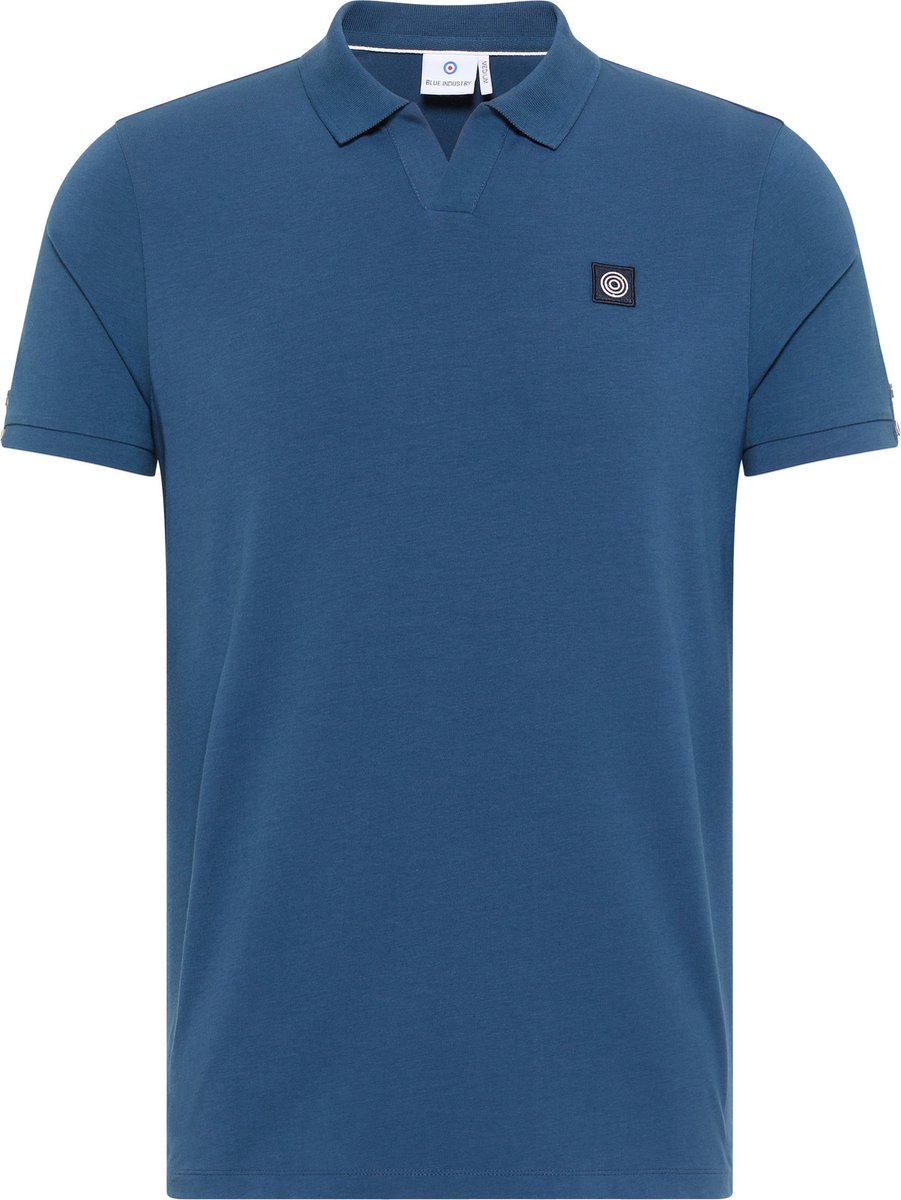 Blue Industry - M38 Poloshirt Navy - Modern-fit - Heren Poloshirt Maat XL