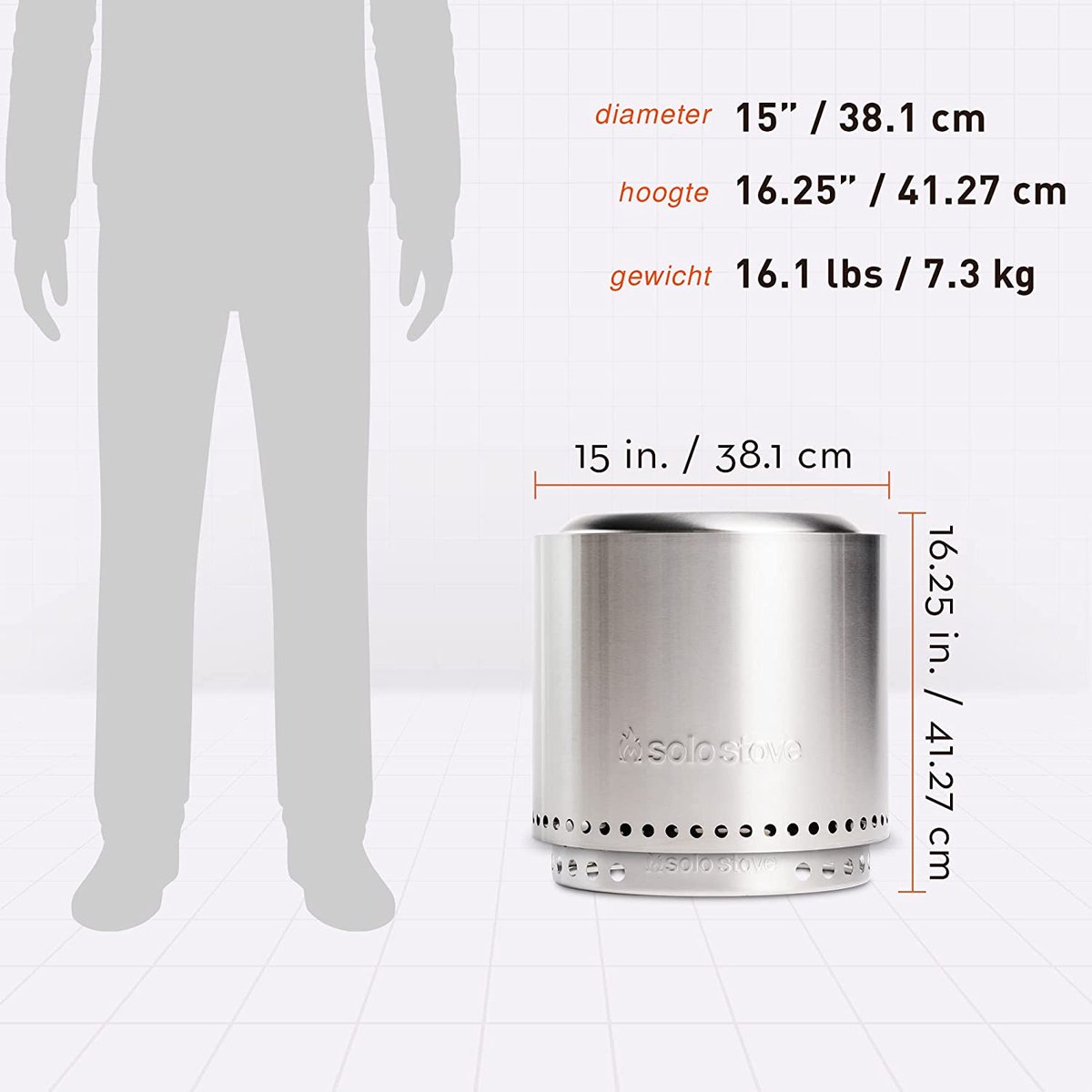 Solo Stove Ranger 2.0 met standaard - RVS
