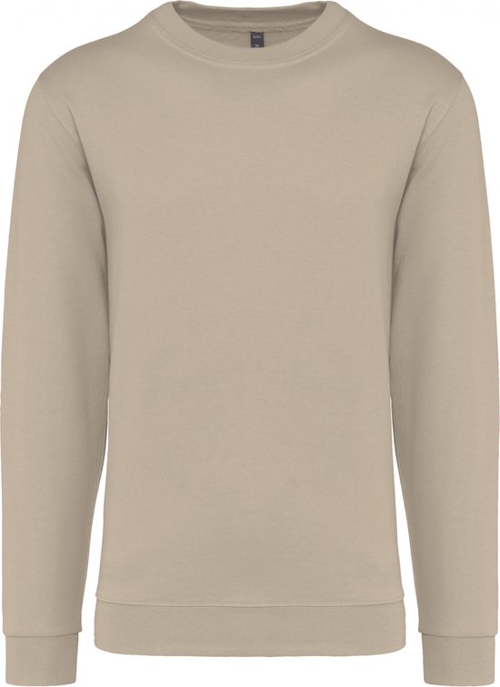 Sweater 'Crew Neck Sweatshirt' Kariban Collectie Basic+ maat 4XL Light Sand