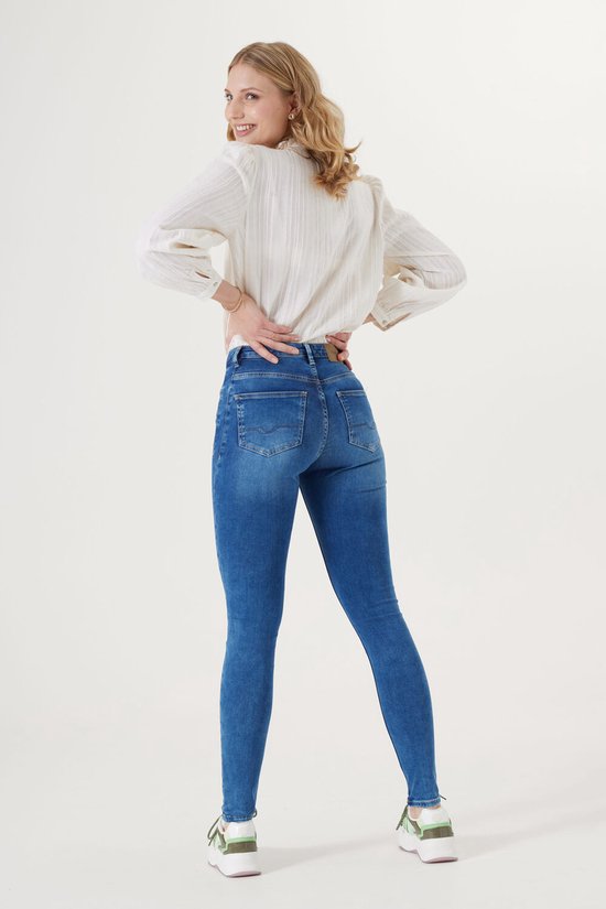 Tripper Rome Skinny Dames Skinny Fit Jeans Blauw - Maat W26 X L32 | bol